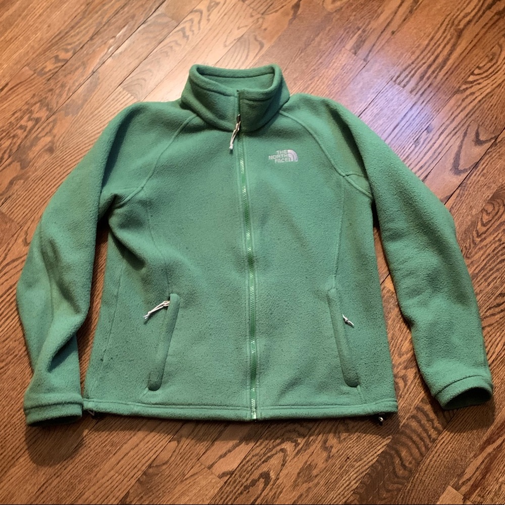 Green north face
